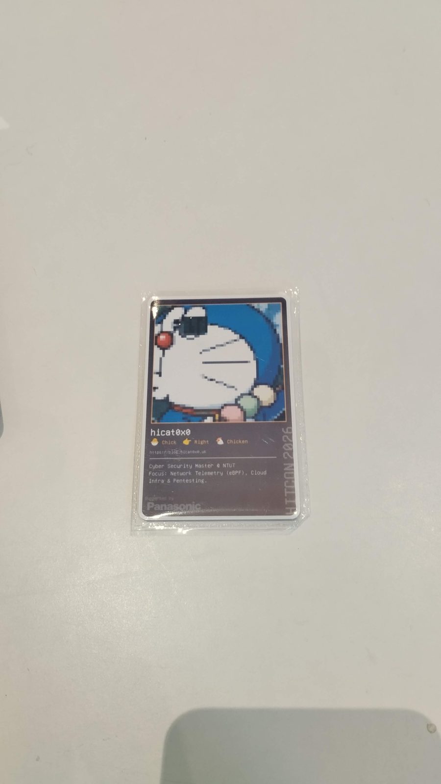 印了自己圖案的 NFC 小卡